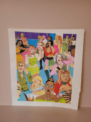 'Fashion Party' Original Painting