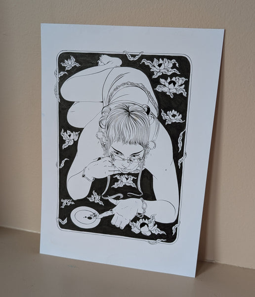 'Days of The Week' - Black and White Original Drawings - Various Designs