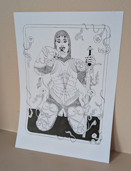 'Days of The Week' - Black and White Original Drawings - Various Designs