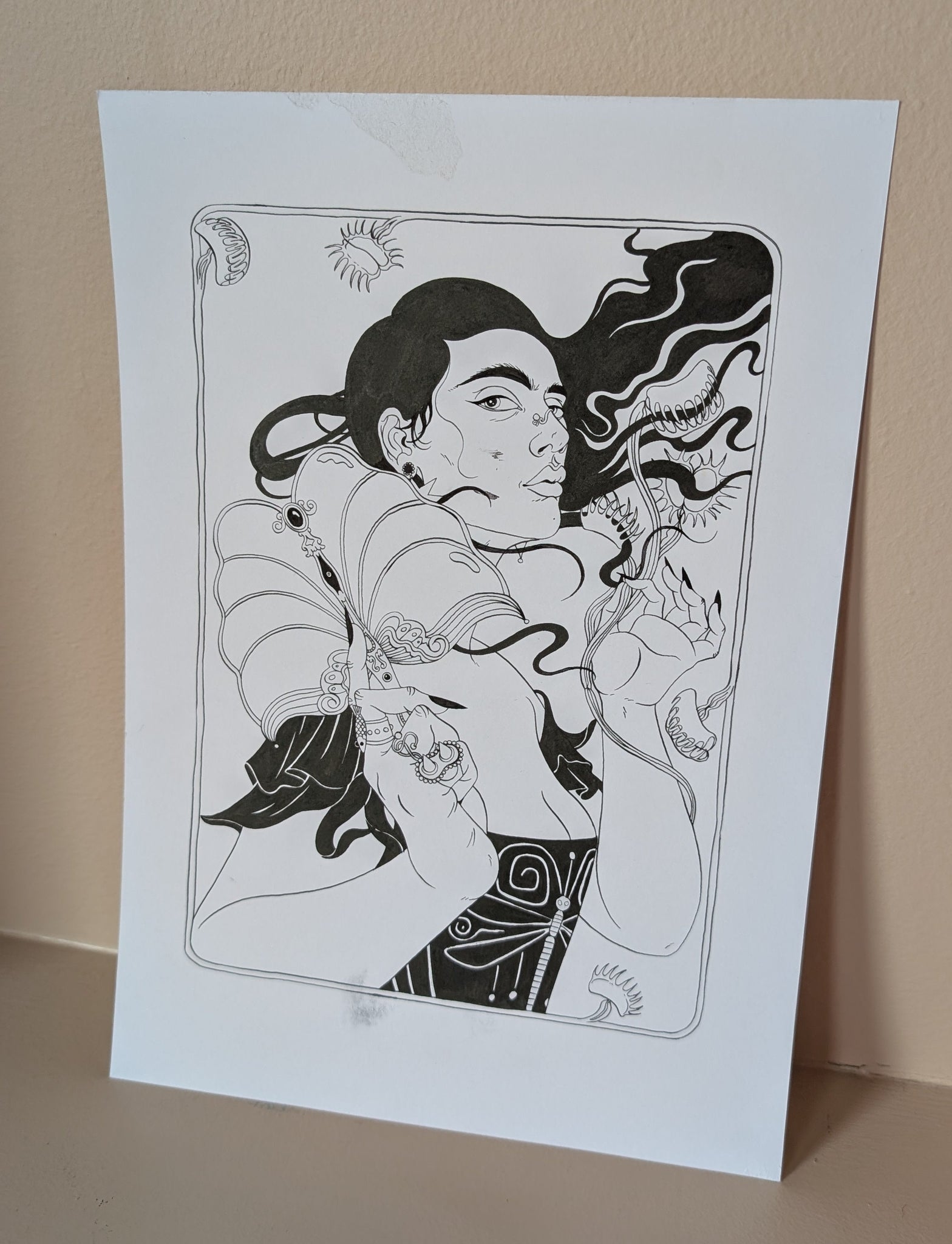 'Days of The Week' - Black and White Original Drawings - Various Designs