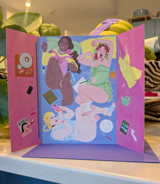 'Bedrot - A5 Gatefold Card