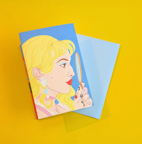'Preen' - A6 Concertina Card
