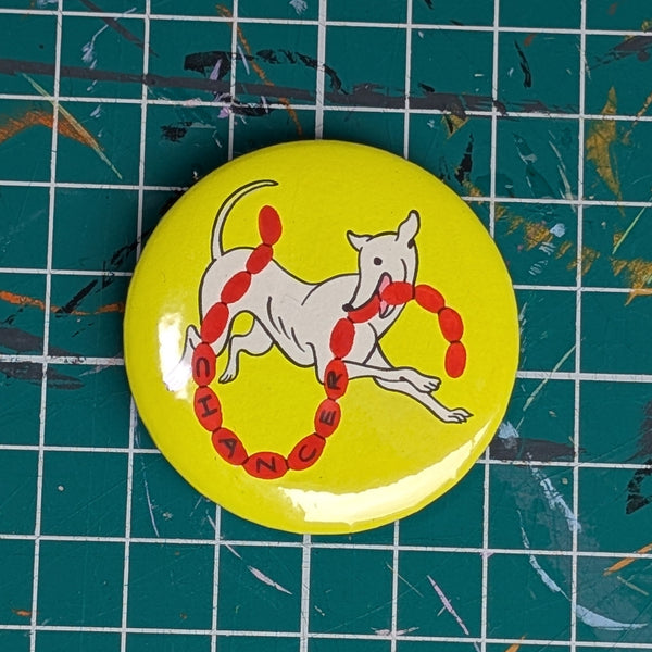 Handpainted button badge