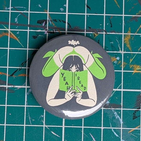 Handpainted button badge