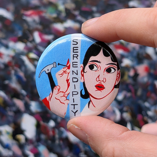Pinback button badge
