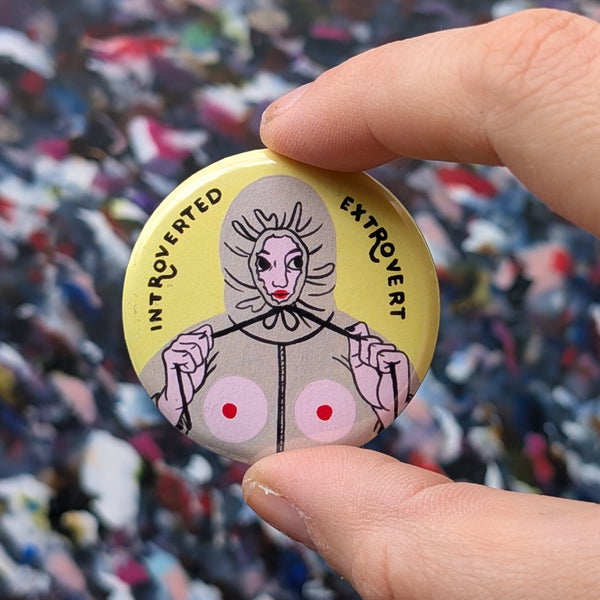 Pinback button badge