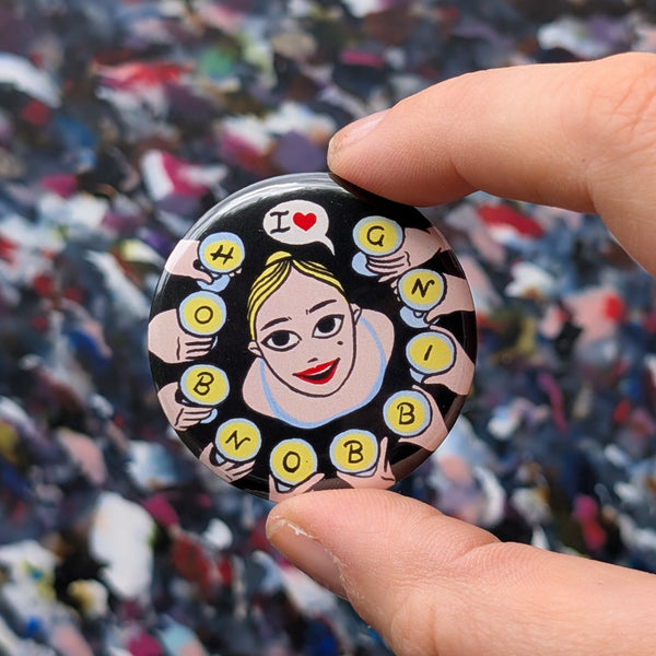 Pinback button badge
