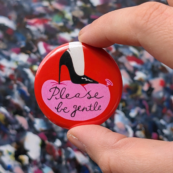 Pinback button badge