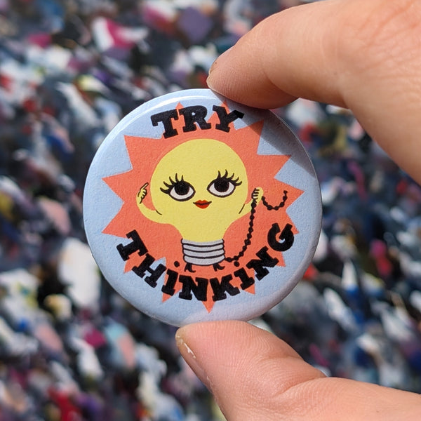 Pinback button badge