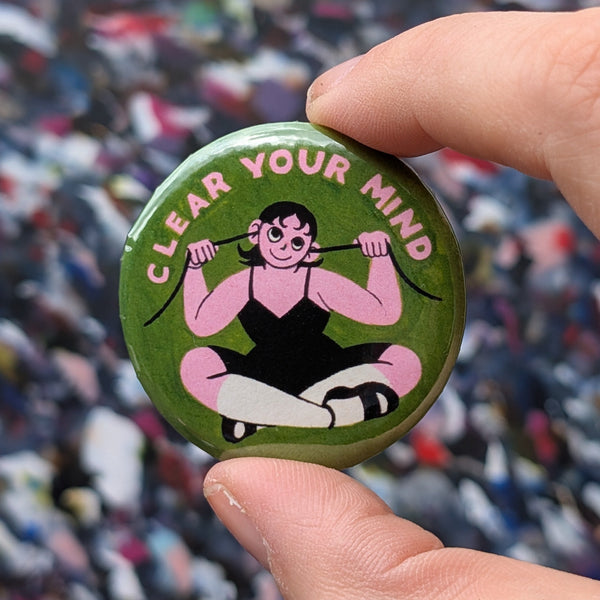 Pinback button badge