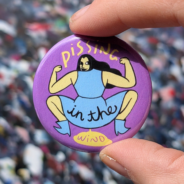 Pinback button badge