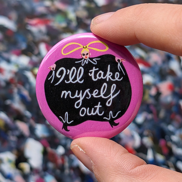 Pinback button badge