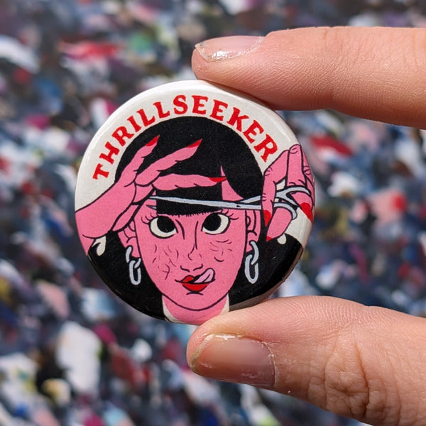 Pinback button badge
