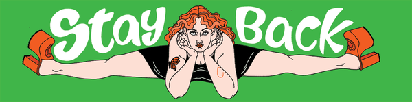 'Stay Back' - Bumper Sticker