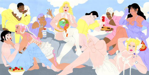 'Feasting' Print - Various sizes